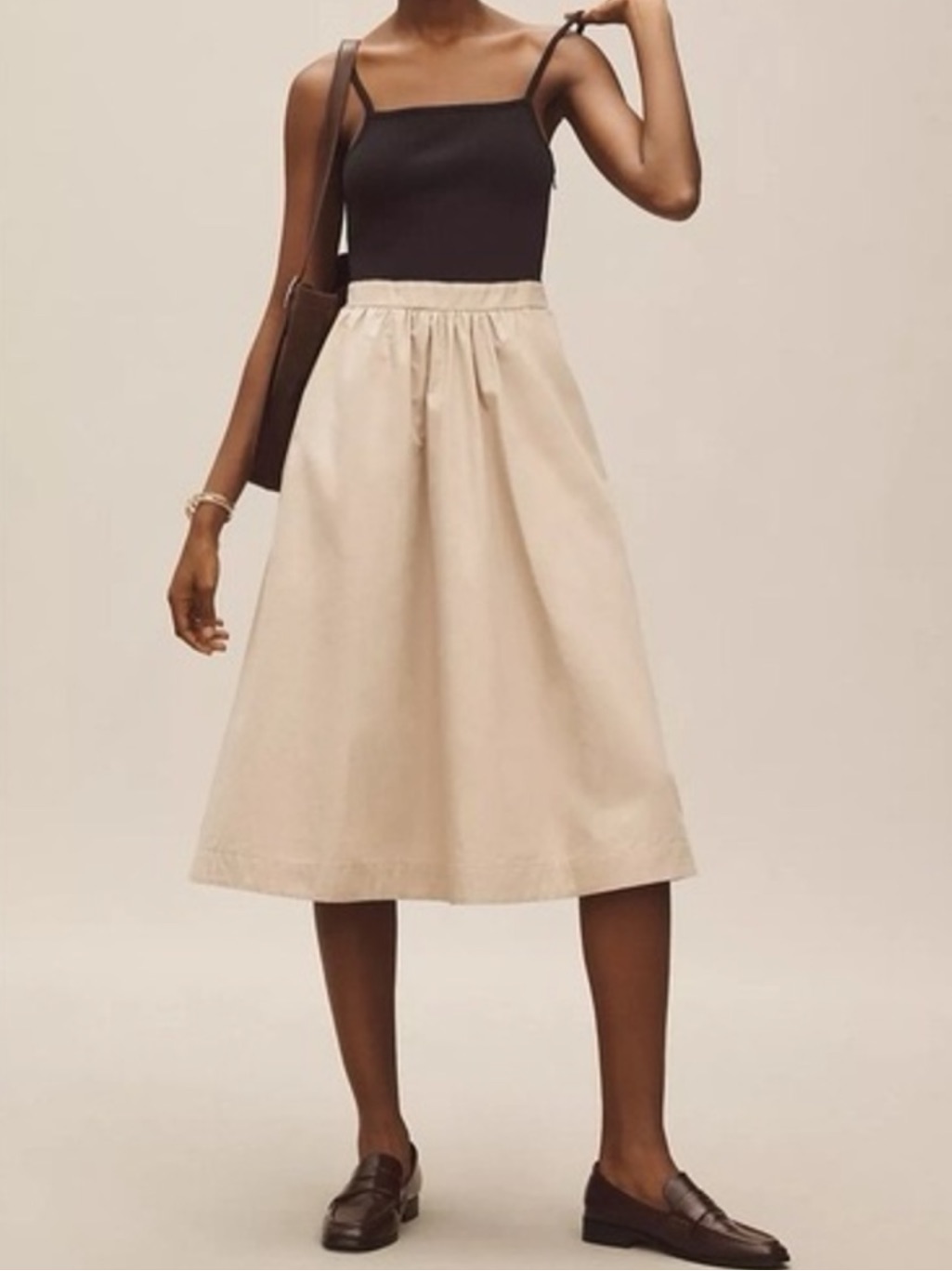 Anthro’s Maeve Twofer Ribbed Midi Dress
